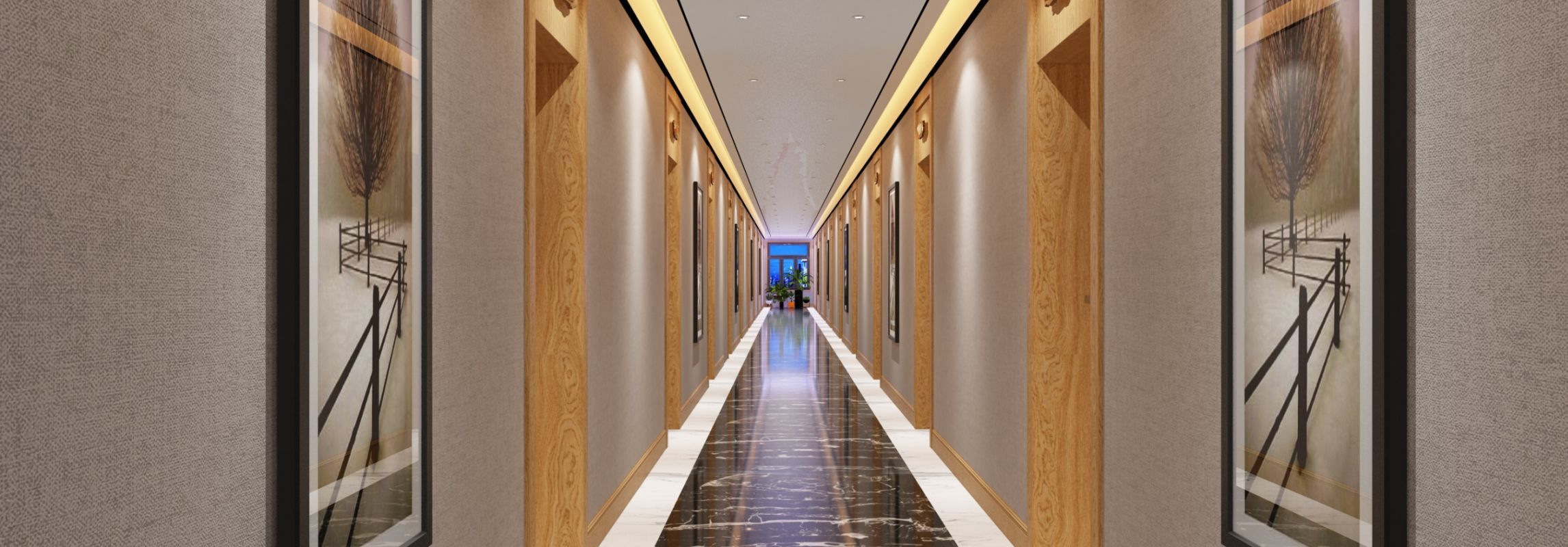 酒店客房：門禁電子門牌